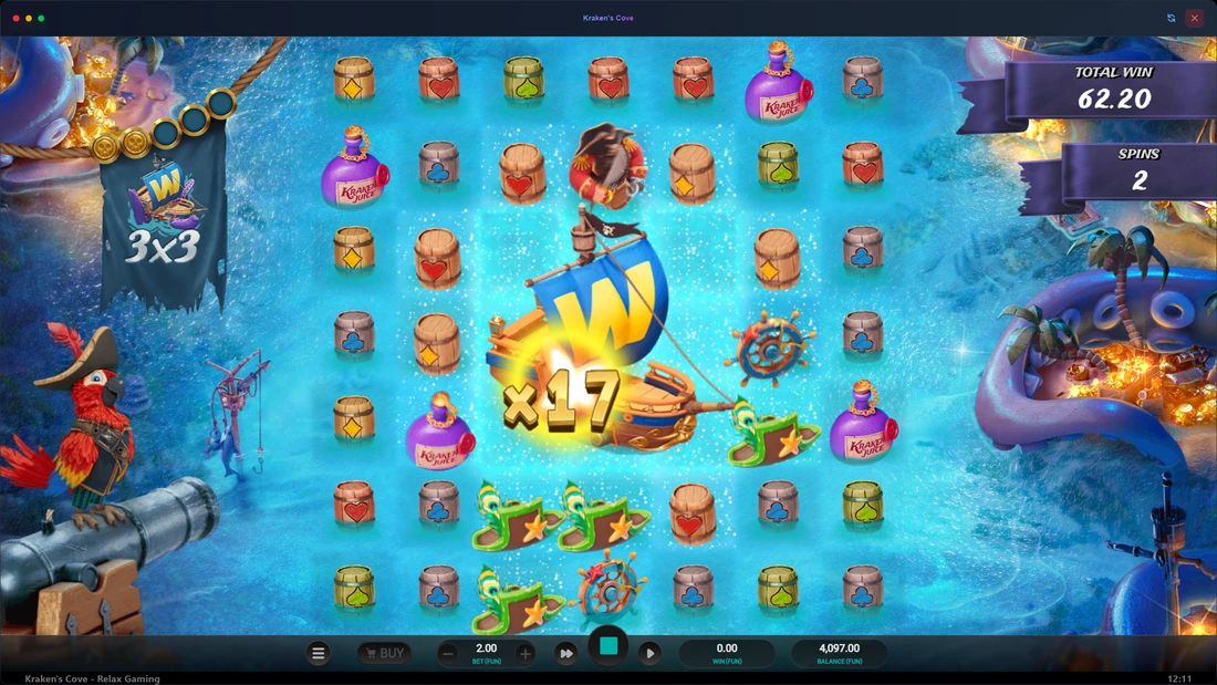 Kraken’s Cove (Relax Gaming)